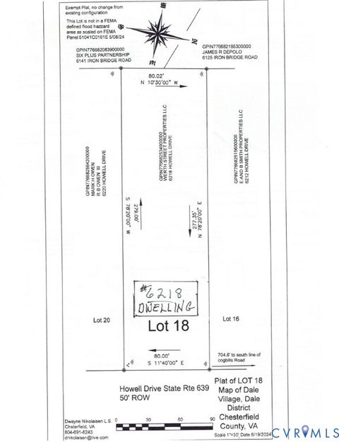 Tiny photo for 6218 HOWELL Drive, North Chesterfield, VA 23234 (MLS # 2527997)