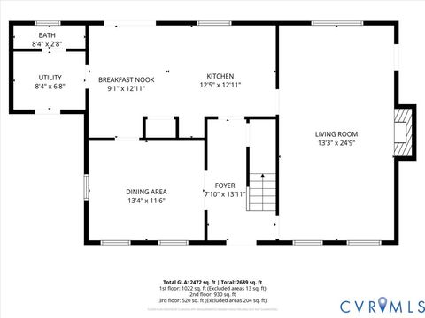 Tiny photo for 720 Dove Path Lane, Chester, VA 23834 (MLS # 2618580)
