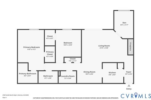 Tiny photo for 2104 Turtle Run Drive #2, Henrico, VA 23233 (MLS # 2526938)