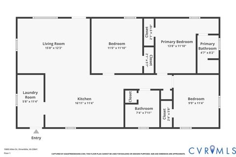 Tiny photo for 15803 Allen Drive, Dinwiddie, VA 23841 (MLS # 2602908)