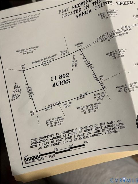 Tiny photo for 0 Dykeland, Amelia Courthouse, VA 23002 (MLS # 2530079)