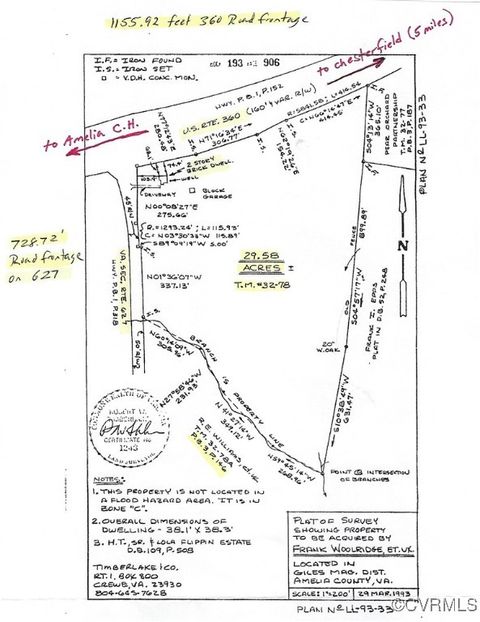 Tiny photo for 14241 Patrick Henry Highway, Amelia, VA 23002 (MLS # 2421488)