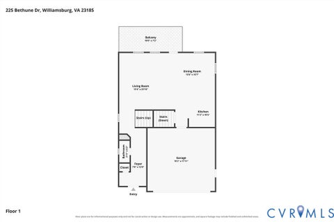 Tiny photo for 225 Bethune Drive, Williamsburg, VA 23185 (MLS # 2619824)