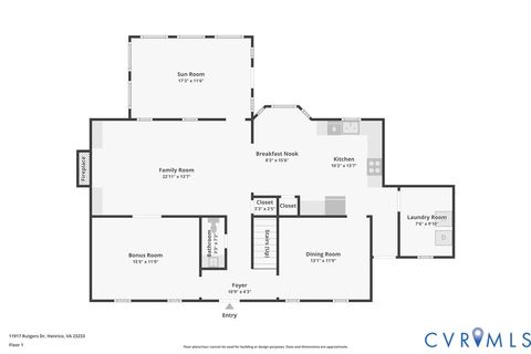 Tiny photo for 11917 Rutgers Drive, Henrico, VA 23233 (MLS # 2614271)