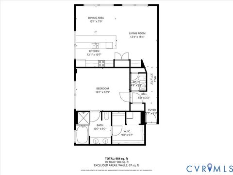 Tiny photo for 6 N 6th Street #U4A, Richmond, VA 23219 (MLS # 2609763)