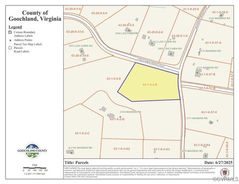 Tiny photo for 00 Maidens Road, Maidens, VA 23102 (MLS # 2519413)
