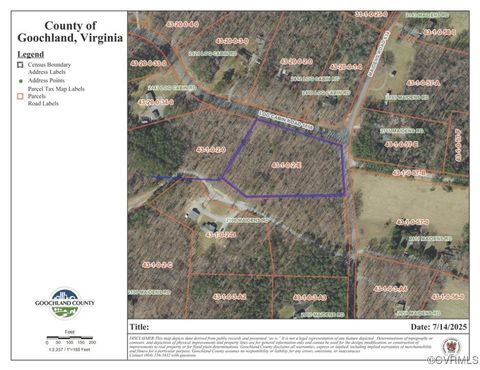 Tiny photo for 00 Maidens Road, Maidens, VA 23102 (MLS # 2519413)