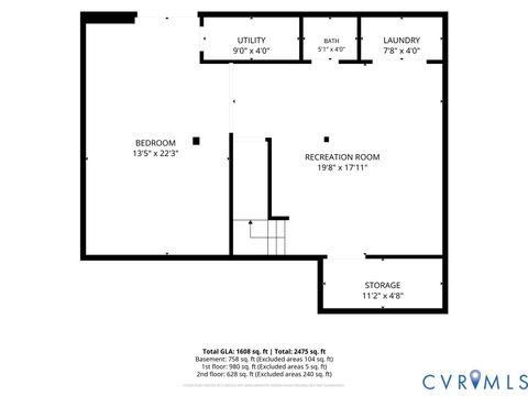 Tiny photo for 7405 Kentucky Derby Drive, Midlothian, VA 23112 (MLS # 2616724)