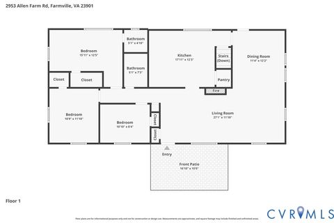 Tiny photo for 2953 Allen Farm Road, Farmville, VA 23901 (MLS # 2618075)