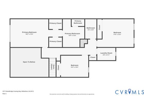 Tiny photo for 13717 Woodbridge Crossing Way, Midlothian, VA 23112 (MLS # 2625805)