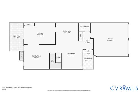 Tiny photo for 13717 Woodbridge Crossing Way, Midlothian, VA 23112 (MLS # 2625805)