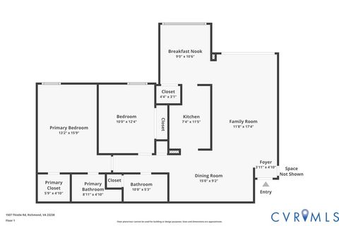Tiny photo for 1507 Thistle Road #T2, Henrico, VA 23238 (MLS # 2532722)