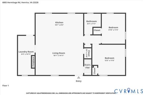 Tiny photo for 6805 Hermitage Road, Henrico, VA 23228 (MLS # 2608647)