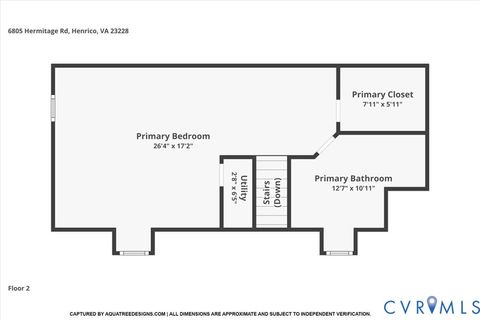 Tiny photo for 6805 Hermitage Road, Henrico, VA 23228 (MLS # 2608647)