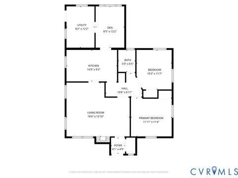 Tiny photo for 1929 Oakland Street, Petersburg, VA 23805 (MLS # 2600231)