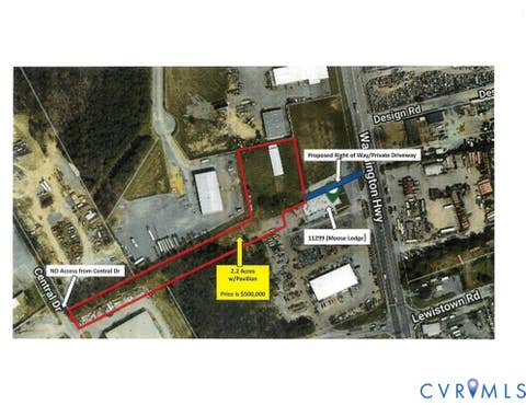 Tiny photo for 0 S Washington Highway, Ashland, VA 23005 (MLS # 2622211)