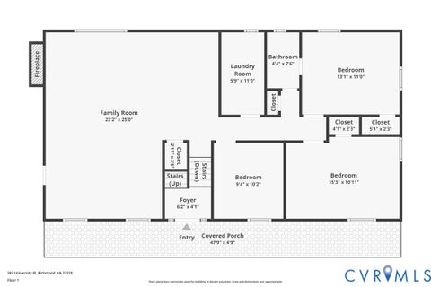Tiny photo for 8302 University Place, Henrico, VA 23229 (MLS # 2628454)