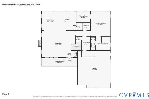Tiny photo for 9081 Deerlake Drive, New Kent, VA 23124 (MLS # 2620194)