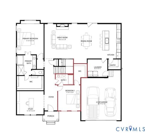 Tiny photo for 18242 Red Barn Court, Moseley, VA 23120 (MLS # 2532022)