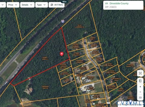 Photo of TBD Lewis Road, North Dinwiddie, VA 23803 (MLS # 2521231)