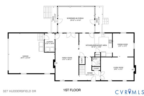 Tiny photo for 327 Huddersfield Drive, Chesterfield, VA 23236 (MLS # 2628601)