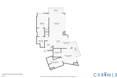 Tiny photo for 301 Virginia Street #U714, Richmond, VA 23219 (MLS # 2616659)