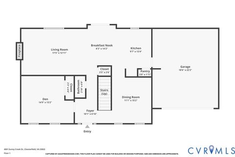 Tiny photo for 4001 Sunny Creek Drive, Chesterfield, VA 23832 (MLS # 2531679)