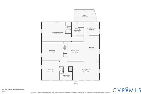 Tiny photo for 628 St Luke Street, Petersburg, VA 23803 (MLS # 2532595)