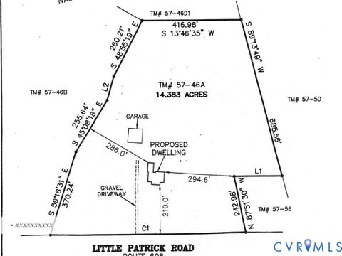 Tiny photo for 12201 Little Patrick Road, Amelia Courthouse, VA 23002 (MLS # 2624523)