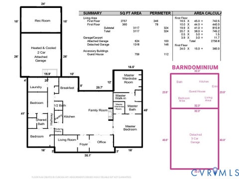 Tiny photo for 12201 Little Patrick Road, Amelia Courthouse, VA 23002 (MLS # 2624523)