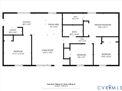 Tiny photo for 21304 Hampton Avenue, Petersburg, VA 23803 (MLS # 2615119)