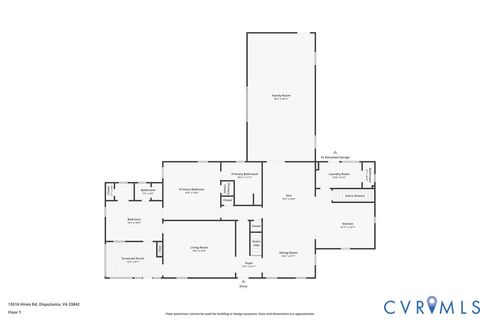 Tiny photo for 13516 Hines Road, Disputanta, VA 23842 (MLS # 2533652)