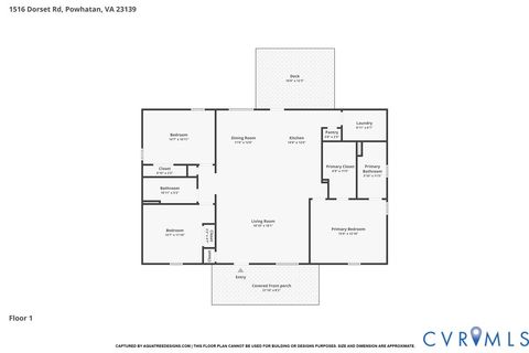 Tiny photo for 1516 Dorset Road, Powhatan, VA 23139 (MLS # 2607126)