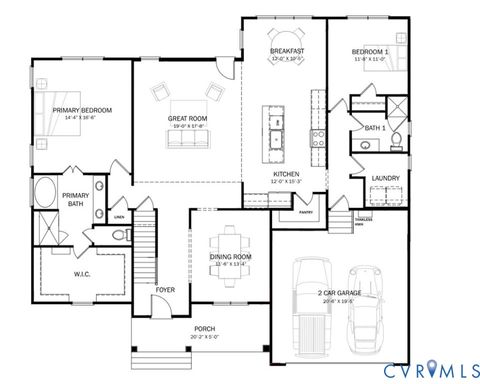 Tiny photo for 1404 Mill Quarter Road, Powhatan, VA 23139 (MLS # 2530412)