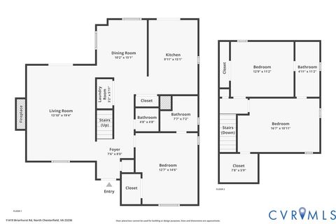 Tiny photo for 11419 Briarhurst Road, North Chesterfield, VA 23236 (MLS # 2601795)