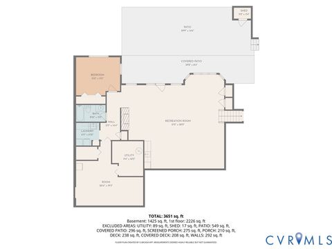 Tiny photo for 25 Tara Woods Drive, Bumpass, VA 23024 (MLS # 2606642)
