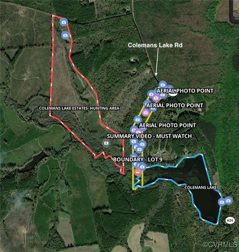 Tiny photo for Lot 9 Colemans Lake Road, Ford, VA 23850 (MLS # 2510071)