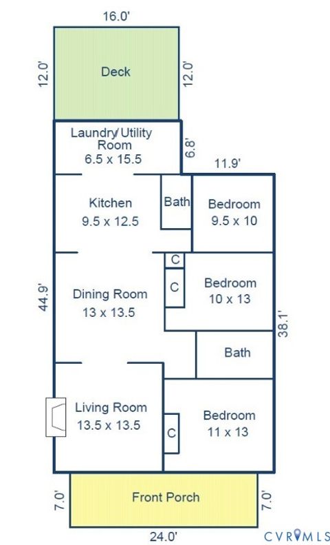 Tiny photo for 1421 Garber Street, Richmond, VA 23231 (MLS # 2607452)