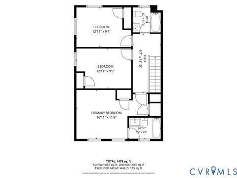 Tiny photo for 845 Wilcox Street, Petersburg, VA 23803 (MLS # 2613833)