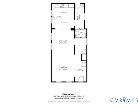 Tiny photo for 845 Wilcox Street, Petersburg, VA 23803 (MLS # 2613833)