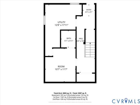 Tiny photo for 4831 W Seminary Avenue, Richmond, VA 23227 (MLS # 2619667)