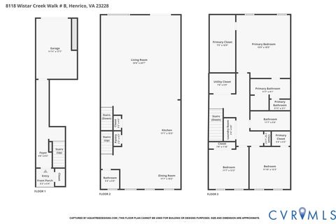 Tiny photo for 8118 Wistar Creek Walk #B, Henrico, VA 23228 (MLS # 2605023)