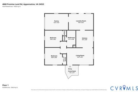 Tiny photo for 4868 Promise Land Road, Appomattox, VA 24522 (MLS # 2620299)