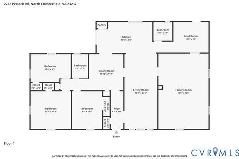 Tiny photo for 2732 Perlock Road, North Chesterfield, VA 23237 (MLS # 2606097)