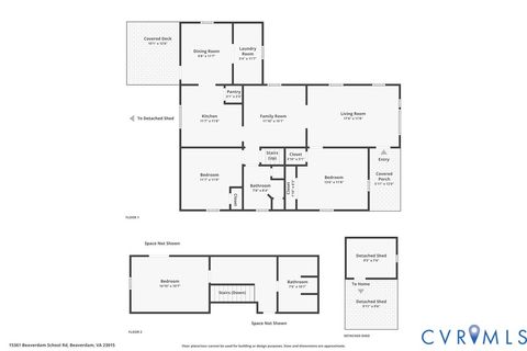Tiny photo for 15361 Beaverdam School Road, Ruther Glen, VA 23015 (MLS # 2532431)