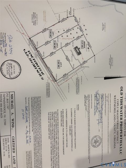 Tiny photo for 0 Long Point Rd, Hague, VA 22520 (MLS # 2524045)