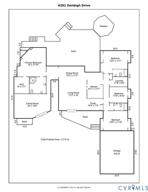 Tiny photo for 4201 Denbigh Drive, Richmond, VA 23235 (MLS # 2613383)