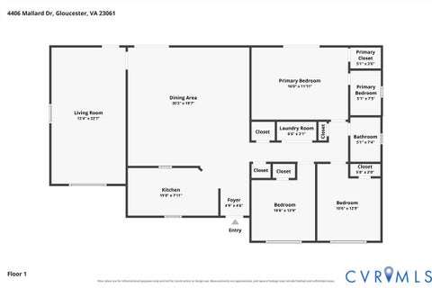 Tiny photo for 4406 Mallard Drive, Gloucester, VA 23061 (MLS # 2620879)