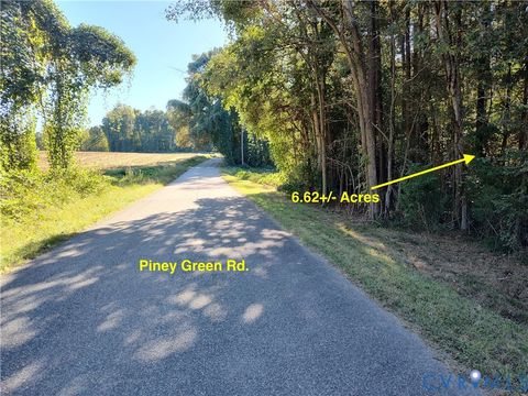 Tiny photo for 6.62 AC Piney Green Road, Crewe, VA 23930 (MLS # 2529848)