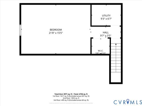 Tiny photo for 3906 Bellstone Drive, Chesterfield, VA 23112 (MLS # 2615423)